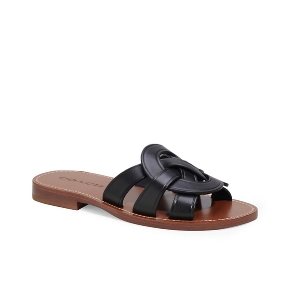 Coach Shoes Coach Issa Leather Sandals Nwt Size 8 Us Womens Leather